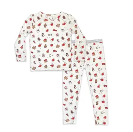Bellabu Bear 2 piece PJ Set - Sugar Cookies