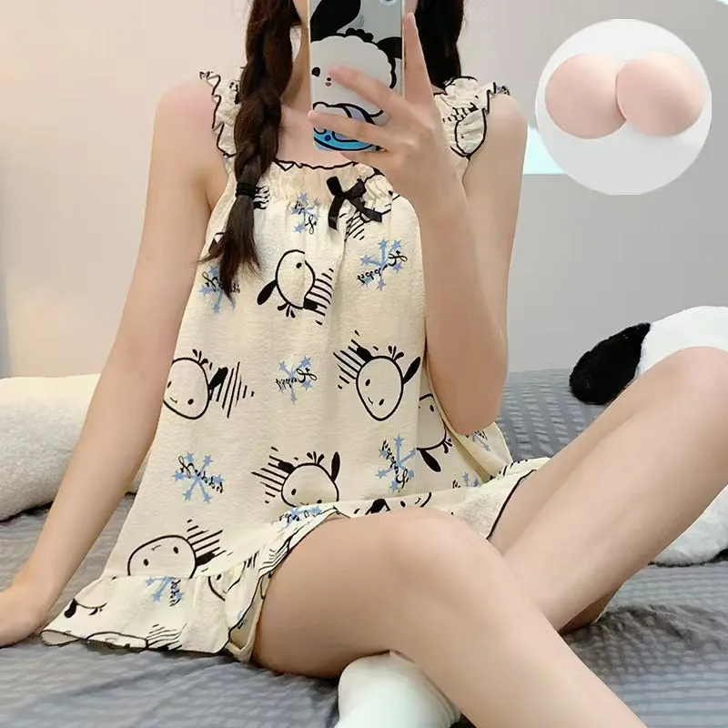 Cartoon Sweet Pajamas Set