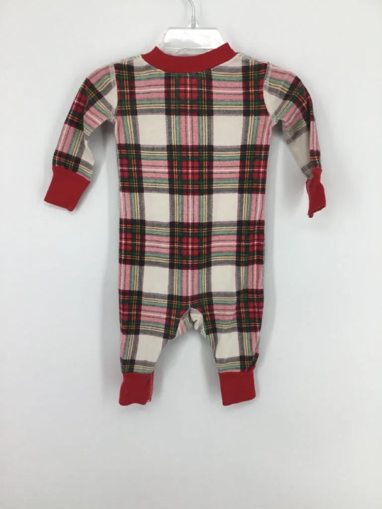 Hanna Andersson Child Size 3-6 Months Multi-Color Plaid Pajamas - boys