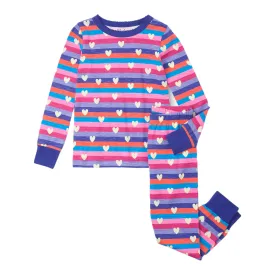 Hatley Stripes & Hearts Lounge Wear Set