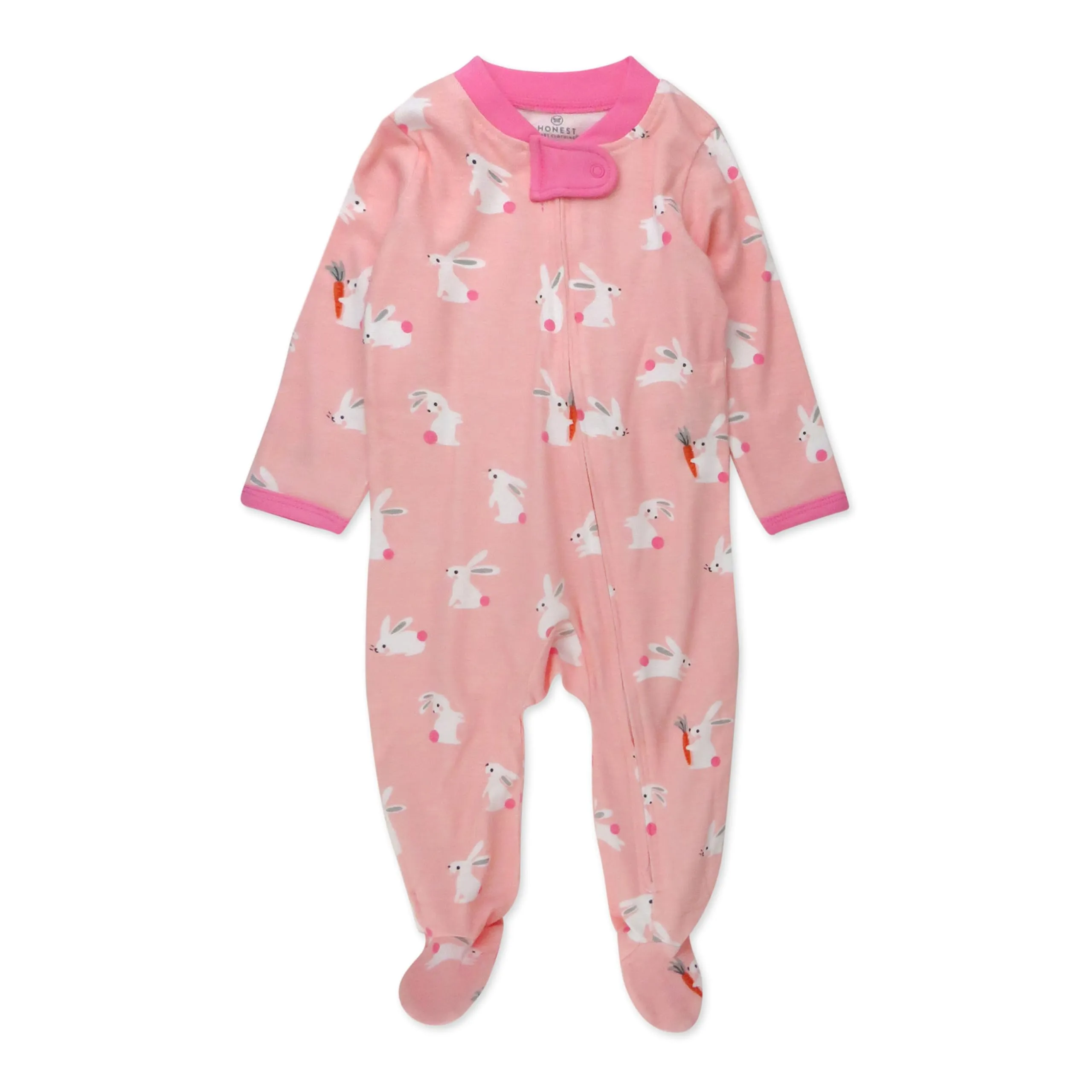 HonestBaby: Sleep & Play Jumpsuit with a Footed Pajamas -Organic Cotton