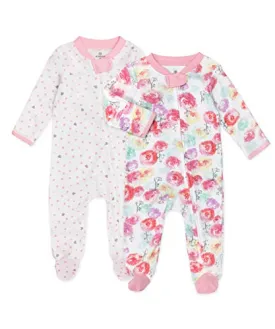 HonestBaby: Sleep & Play Jumpsuit with a Footed Pajamas -Organic Cotton