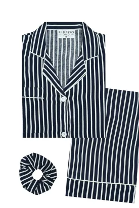 Navy Lines Pj Set