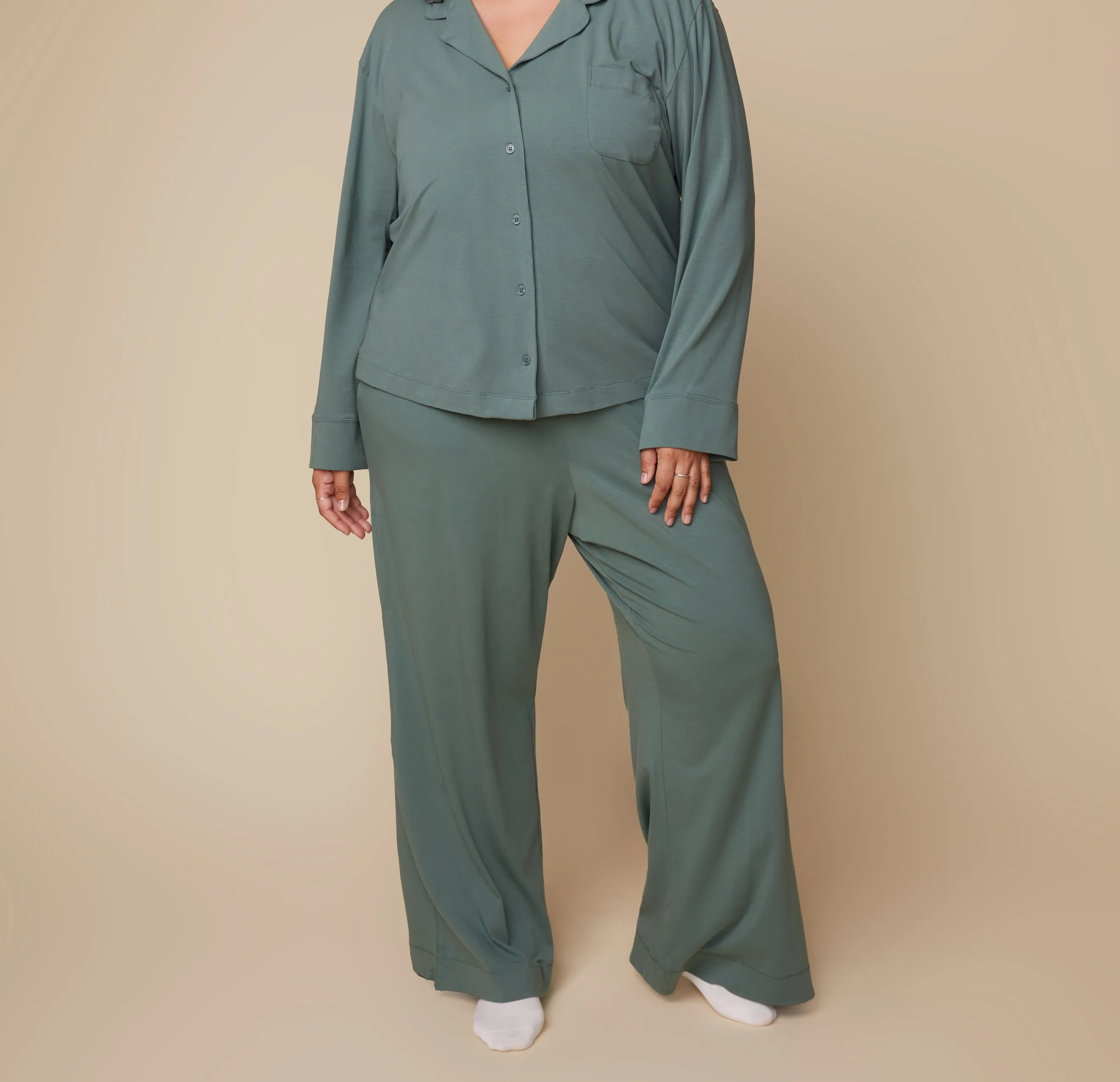 Perfect Pima Pajama Pants - Rainforest