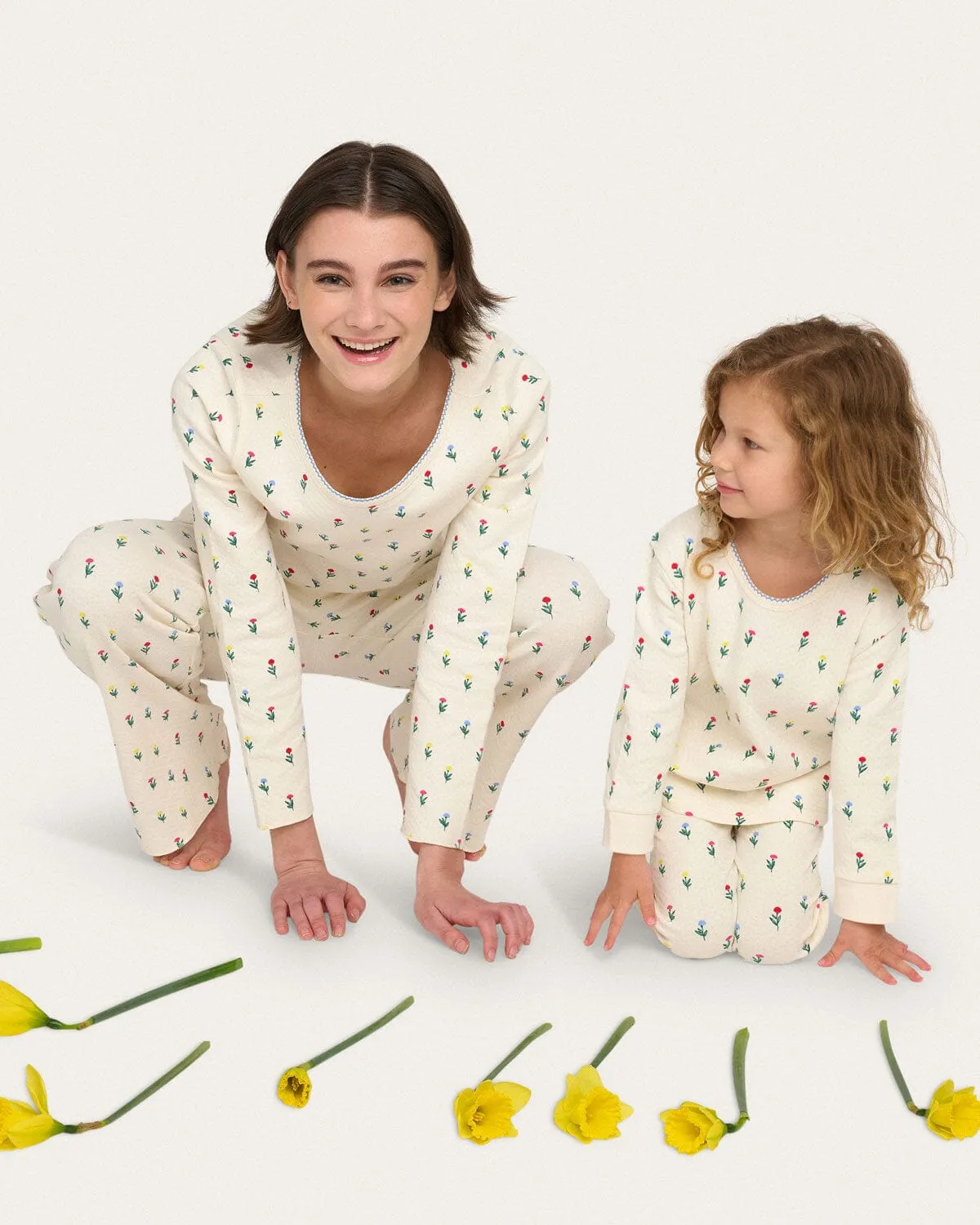 Riley Pajama Set in Ditsy Bitsy