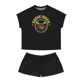 Rogue Biker [RB] | Women's Short Pajama Set (AOP)