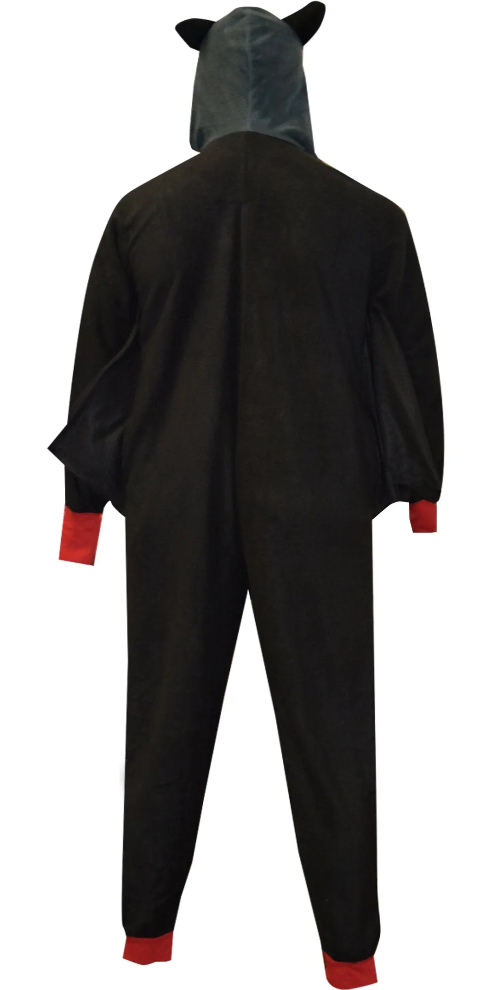 Vampire Bat One Piece Hooded Footie Pajama