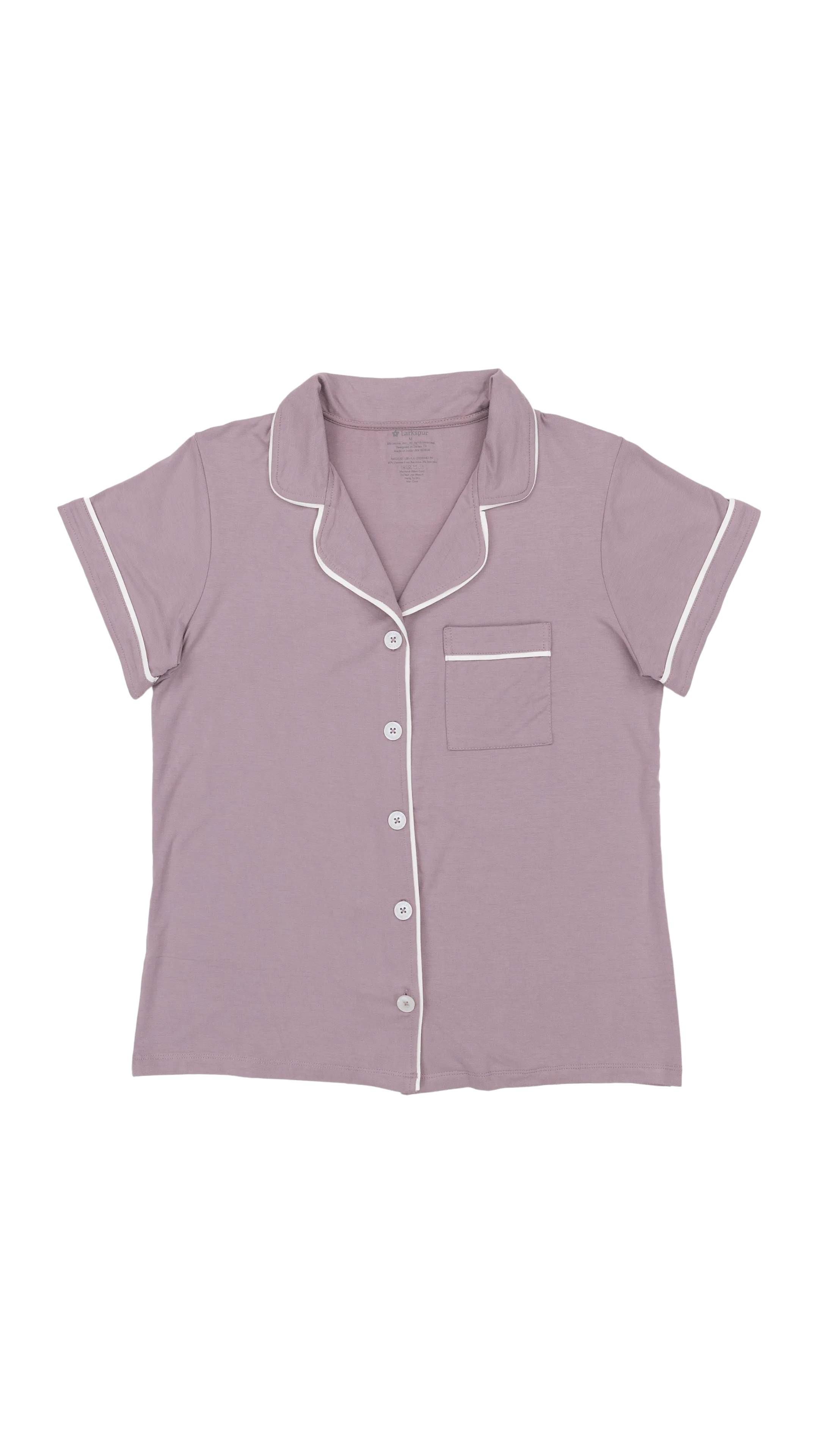 Women's Short Pajama Set in Grape